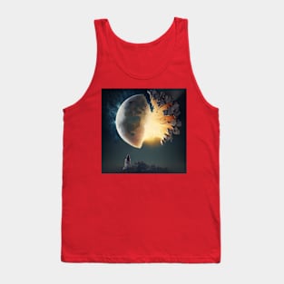 What would happen if the Moon exploded? Tank Top